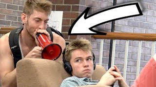 Whispering Megaphone Prank