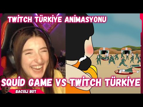 Pqueen - Squid Game Vs Twitch Parodi Animasyon İzliyor (Berkuş)