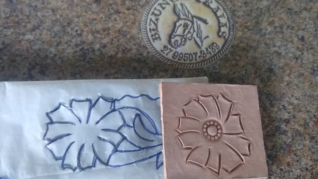 Transferindo desenho para o couro !