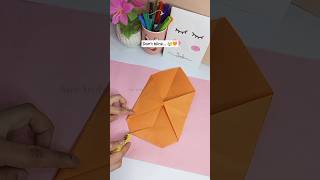 DIY Aesthetic Paper Envelope 😭💌 #saroartify #shorts