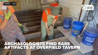 Archaeologists Find Rare Coin, Prehistoric Artifacts Beneath Overfield Tavern Floorboards