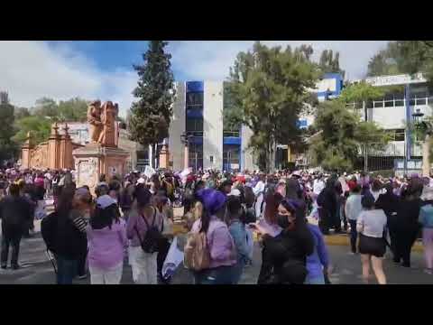 Se manifiestan pot el Día Internacional de la Mujer en Zacatecas