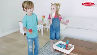 Melissa & Doug Band-in-a-Box Clap! Clang! Tap! รุ่น 0488 อุปกรณ์ดนตรีทั้งวงครบชุด
