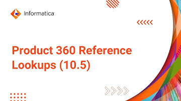 Reference Lookups in Product 360 (Applicable to 10.5)
