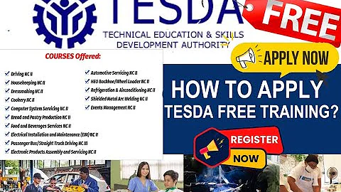FREE TESDA COURSES APPLY NOW! HOW TO ENROLL?