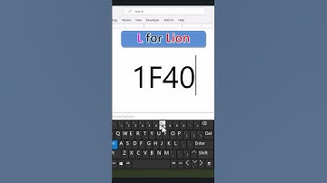 L  for Lion MS Word Symbol Shortcut Key #shortcutkeys  #msword  #words