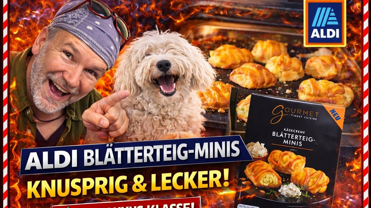 Aldi Blätterteig Minis im Test! 😱 So gut sind die wirklich🔥 Fingerfood oder Party Snack für Backofen