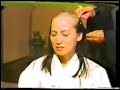 尼僧　剃髪得度式①　日本人女性 Japanese nun headshave