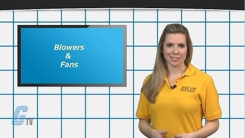 Blowers and Fans: What