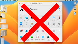 macOS 13 Ventura Kills System Preferences!