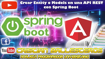 Crear Entity o Models en una API REST con Spring Boot