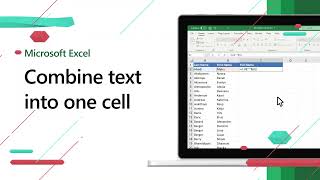 Combine text from two or more cells into one cell in Excel |  Tutorial | #shorts |#itsolzone Wealth