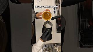 Basic latte art collection pour with love and passion #baristalife #latteart #collection