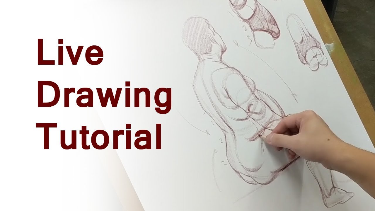 See drawing tutorial video or drawing demonstration video of how