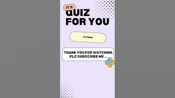 Can You Solve This Python Quiz? 🧠💻 #shorts #shortvideo