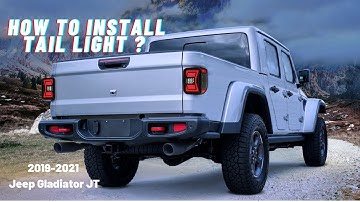 How To Install LED Tail Lights For 2019-2021 Jeep Gladiator JT ?