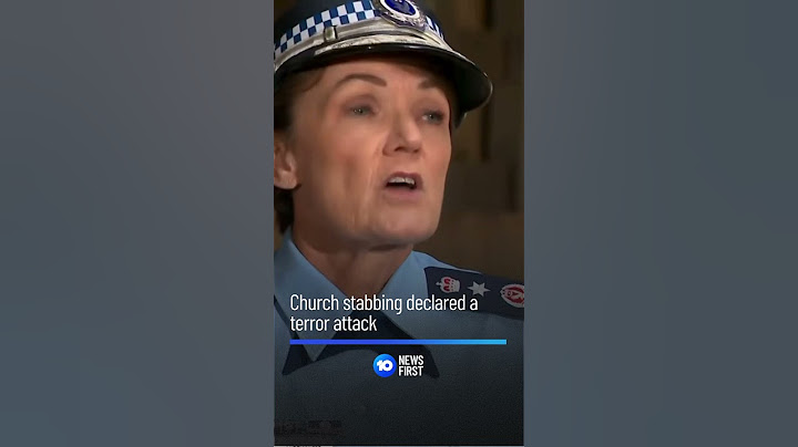 Bishop Stabbing Declared A 'Terrorist Attack' | 10 News First