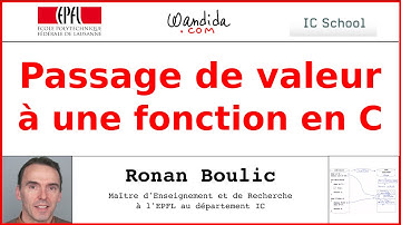 Passage de valeur à une fonction en C | Ronan Boulic