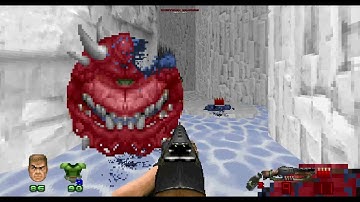 Brutal Doom:  Eviternity Map 11:  Wanderer UV 100%