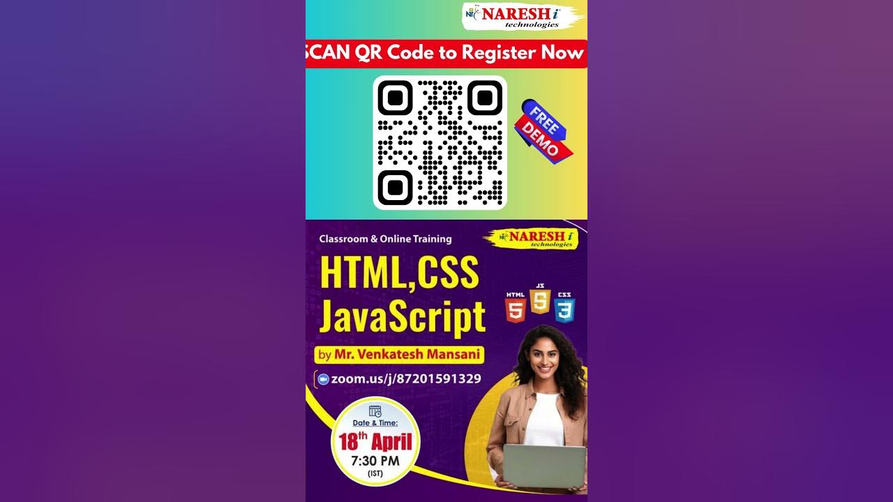 No 1 html css javascript online training naresh it 2024 html 