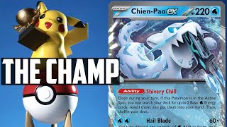 Chien-Pao ex WINS IT'S FIRST MAJOR CHAMPIONSHIP - (Pokemon TCG Deck List + Matches)