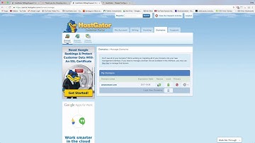 Change Nameservers at HostGator - 2017