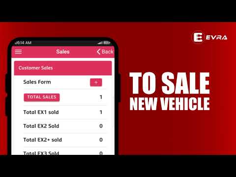 EVRA Connect Module 4: Sales Tracker Tutorial