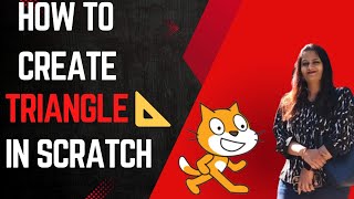 how to  make triangle in scratch in1 minute Computer concept by Neha GUPTa