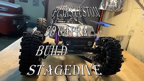 How to convert the Axial Capra into a LCG rock crawler with Punks Custom 3d Stagedive Chassis.