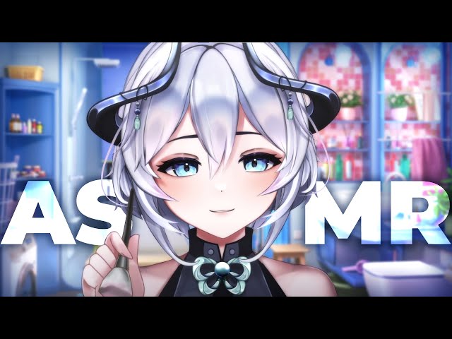 Soft Spoken Roommate Does Your Makeup【3DIO ASMR】 ❤️ || RP, F4A