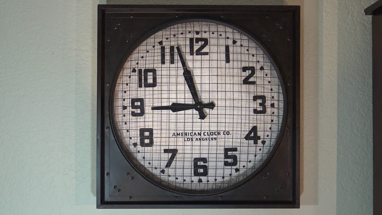 4K Clock Time Lapse and Clock Sounds Creative Commons RoyaltyFree