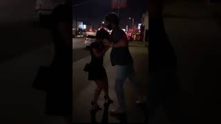 Shawn Mendes and Camila Cabello dancing on the streets