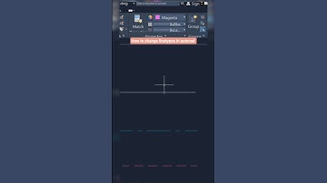 how to change linetypes in autocad | tutorial #autocad