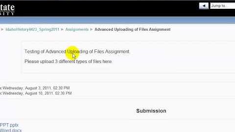 Advanced Uploading of Files Assignment in Moodle