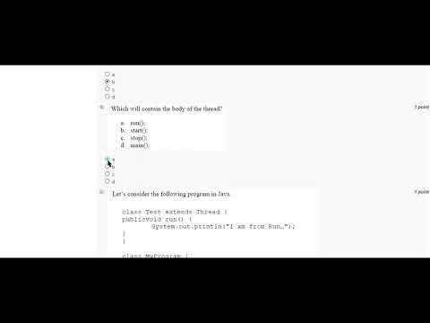 Programming in Java 2019 | Assignment 6 Solution | NPTEL questions