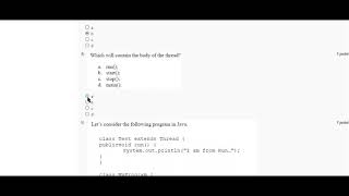 Programming in Java 2019 | Assignment 6 Solution | NPTEL questions