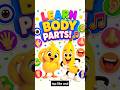 Learn Body Parts for Kids (Part1) with Chicky & Benny | Head Eyes Ears Nose & More!#learnbodyparts