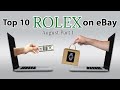 Top 10 ROLEX Sales on eBay - August (Part 1)