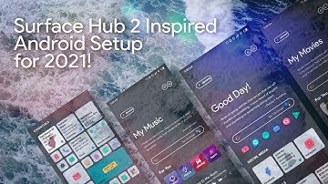 MS Surface Hub 2 Inspired Setup for 2021!