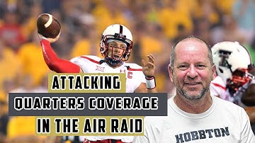 Attacking Cover 4 in the Air Raid Offense