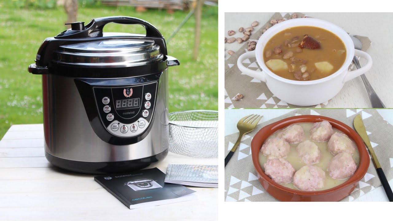 Review olla GM D + 2 recetas | Alubias pintas en olla GM y Albóndigas en salsa en olla GM
