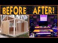 Diy backyard shed to music studio with total cost breakdown shed conversion  home office