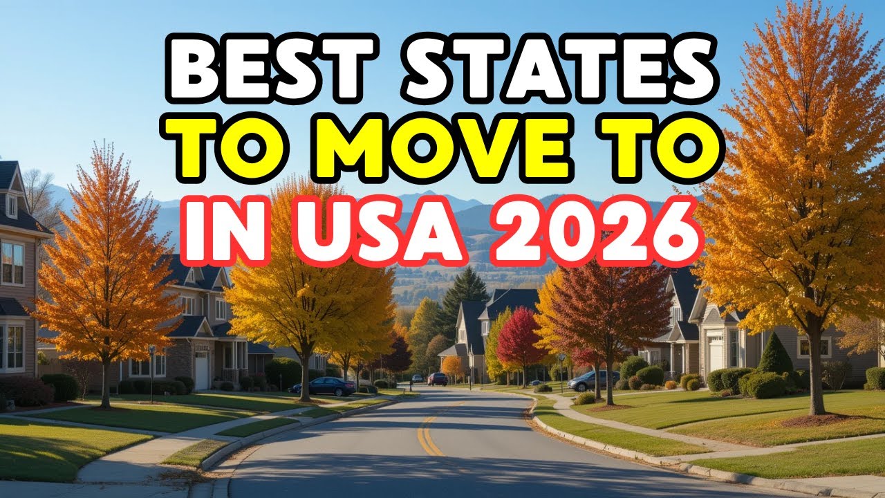 10 Best States to Live in America in 2026 (According to Experts) - YouTube