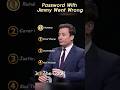 Password With Jimmy Went Wrong #trending #gameshow #jimmyfallon #comedy #viral