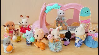 シルバニアファミリー ハッピーアイスクリームワゴン Sylvanian Families ゆめかわいい