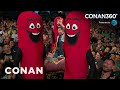 CONAN360°: Nick Kroll Enters #ConanCon Like The King Of Sausages | CONAN on TBS