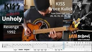 Download Lagu Kiss Unholy Guitar Solo Bruce Kulick (With Tab) MP3