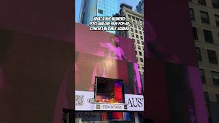 Post Malone Surprise Pop-Up Concert in Times Square NYC  #postmalone #nyc #timessquare #shorts