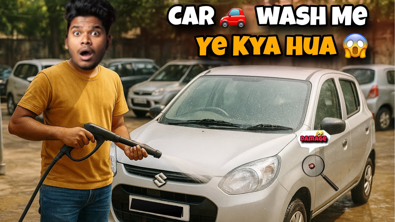 CAR WASH Gone Wrong 😱 | Unexpected Damage in My Maruti 🚗💦 