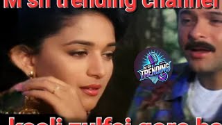 Kaali Zulfen Gore Gaal | Mohammed Aziz, Asha Bhosle | Pratikar Songs | Madhuri  Dixit, Anil Kapoor